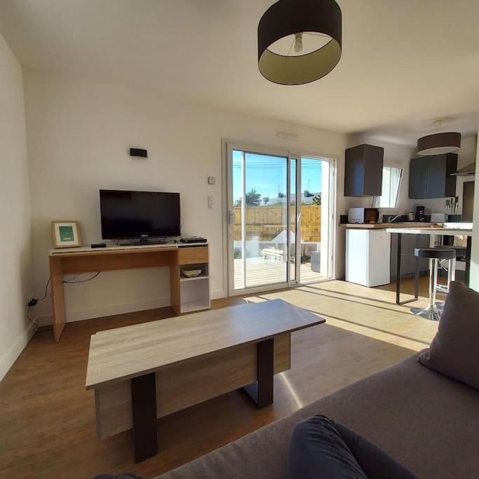 Studio Avec Terrasse Et Jardin A 100 M De La Plage Ploemeur Zewnętrze zdjęcie