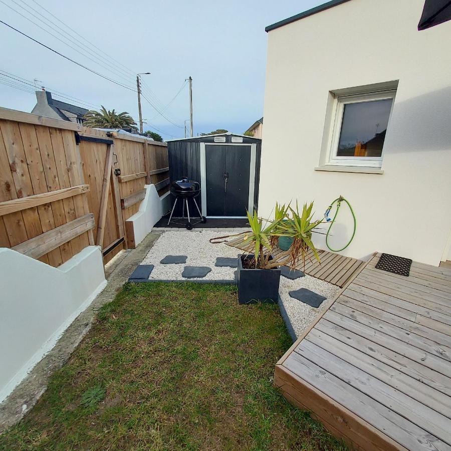 Studio Avec Terrasse Et Jardin A 100 M De La Plage Ploemeur Zewnętrze zdjęcie