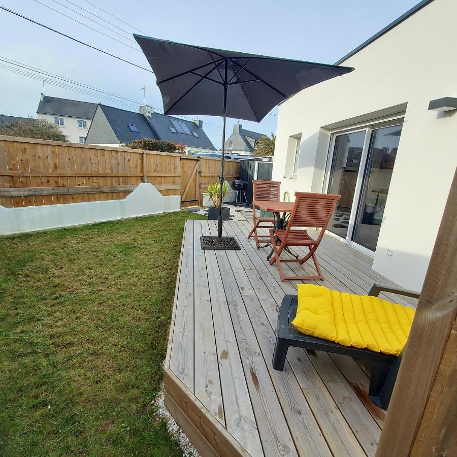 Studio Avec Terrasse Et Jardin A 100 M De La Plage Ploemeur Zewnętrze zdjęcie
